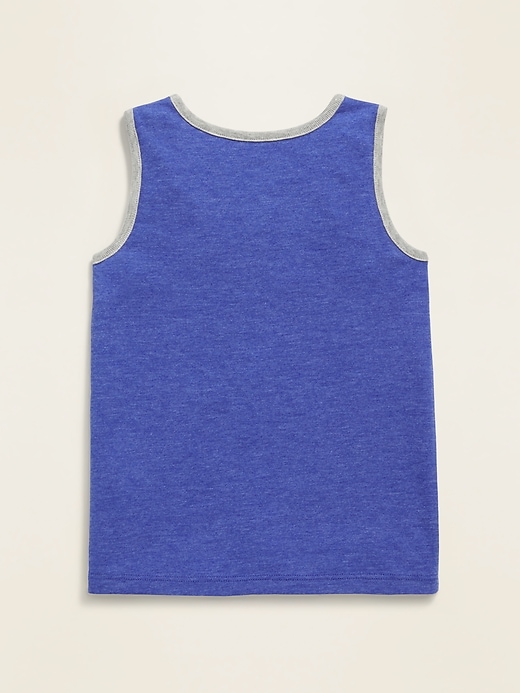 View large product image 2 of 2. Ringer Tank Top for Toddler Boys