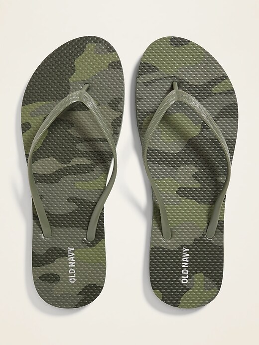 View large product image 1 of 1. Patterned Flip-Flops For Women