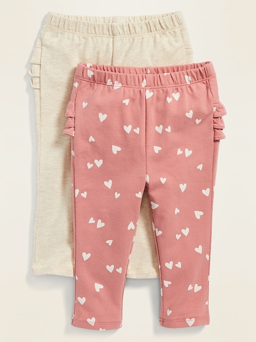 View large product image 1 of 2. Ruffled Leggings 2-Pack for Baby