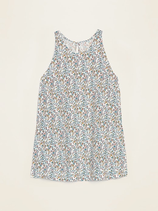 Printed High-Neck Tank Top for Women | Old Navy