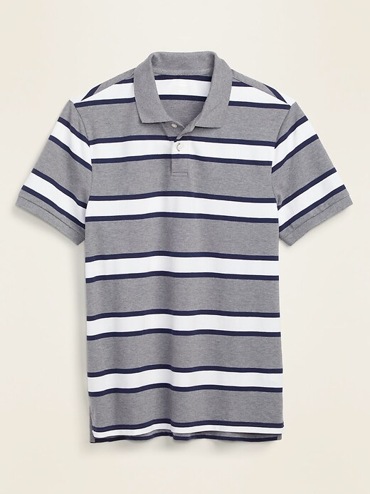 Old Navy Striped Moisture-Wicking Pro Polo for Men - 551118073000