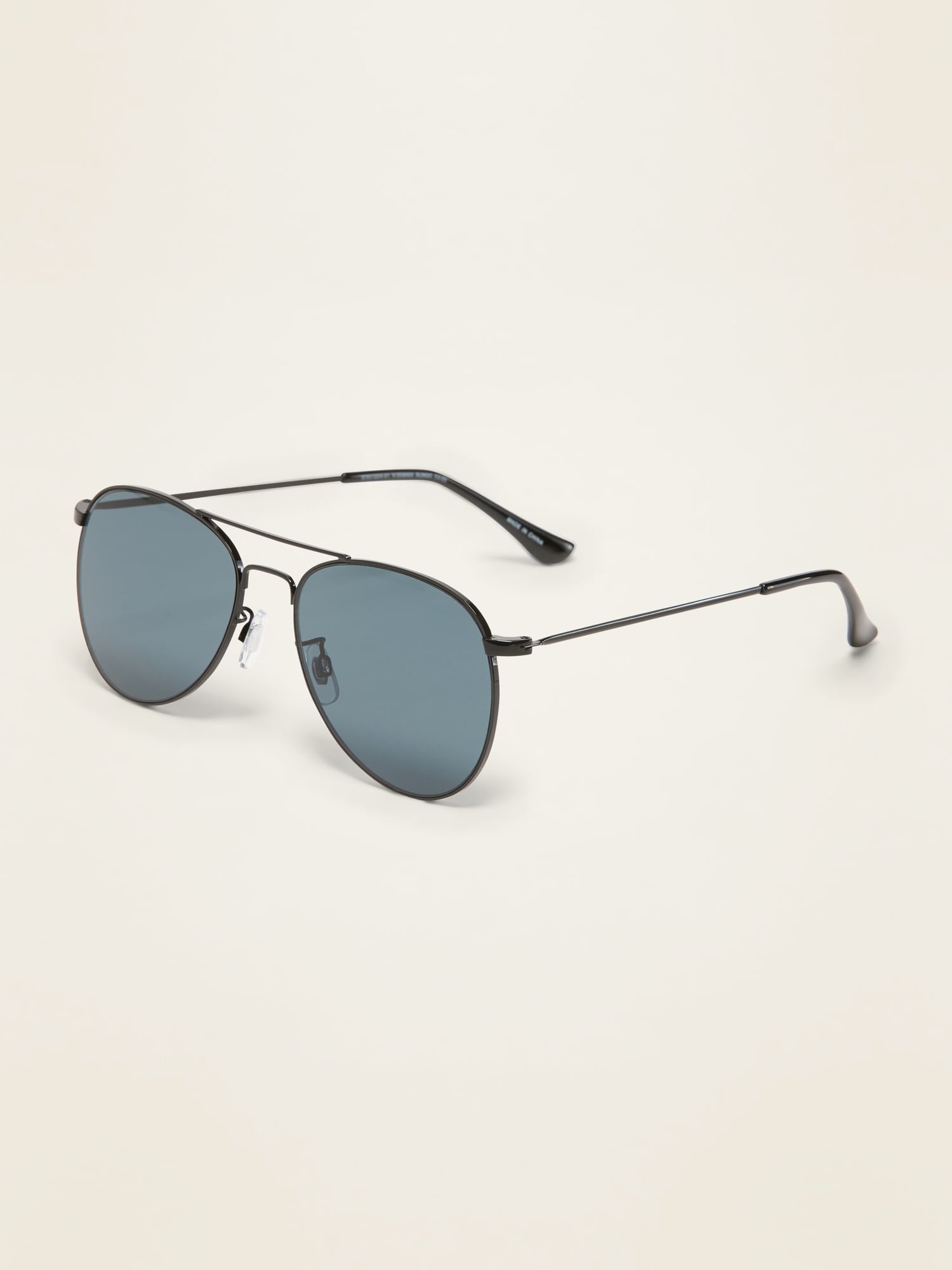 navy aviator sunglasses