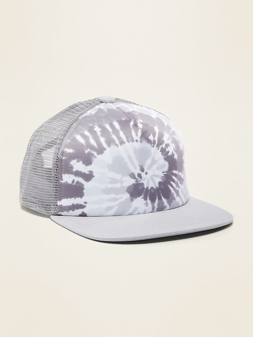 View large product image 1 of 1. Graphic Flat-Brim Trucker Hat For Boys