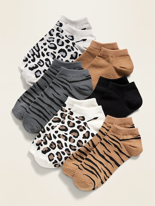 View large product image 1 of 1. Fashion Ankle Socks 6-Pack for Girls