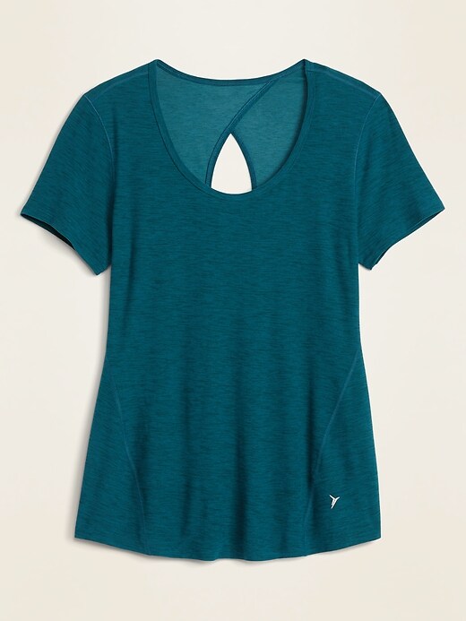 Breathe ON Keyhole-Back Performance Tee for Women | Old Navy
