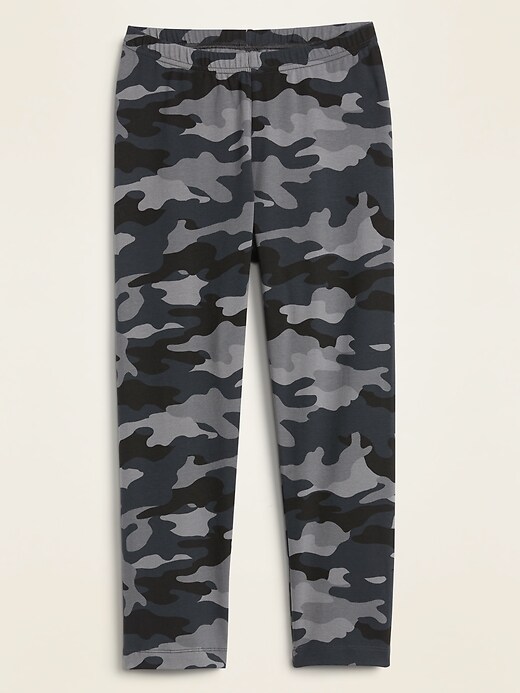 View large product image 2 of 2. High-Waisted Printed Cropped Leggings