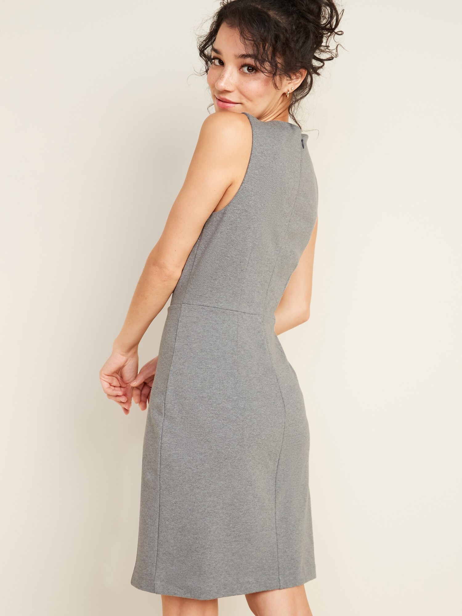 Sleeveless Ponte Knit Sheath Dress Buy Old Navy Ponte Knit Dress Factory  Sale Sleeveless Ponte Knit