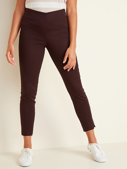 View large product image 1 of 3. High-Waisted Super Skinny Ankle Pants for Women