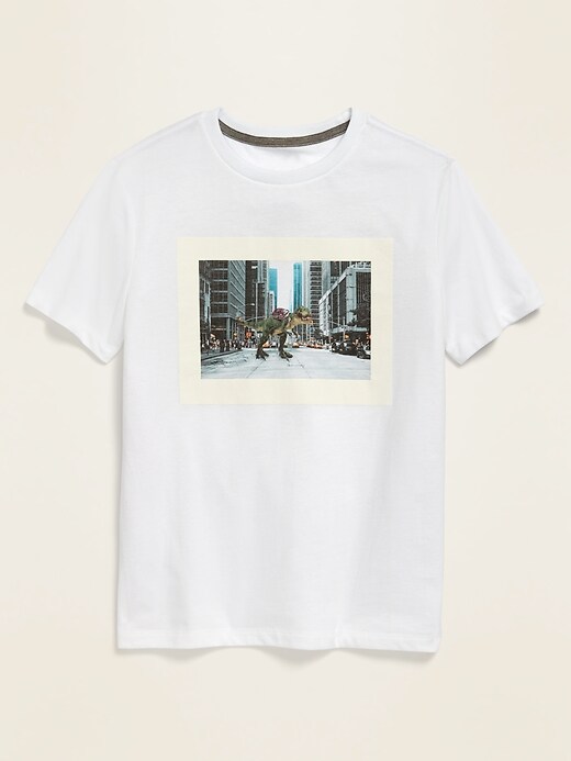 Voir une image plus grande du produit 1 de 1. T-shirt à imprimé à manches courtes pour garçon