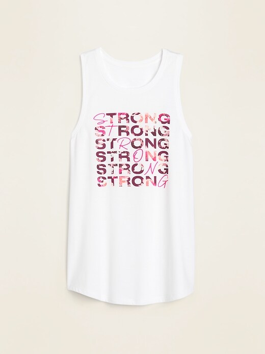 View large product image 2 of 2. Graphic Muscle Tank Top for Women