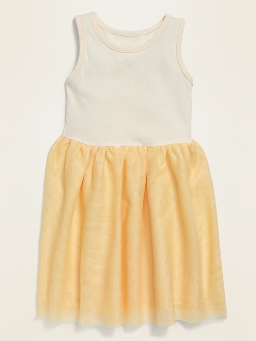 View large product image 1 of 1. Sleeveless Fit & Flare Tutu Dress for Toddler Girls