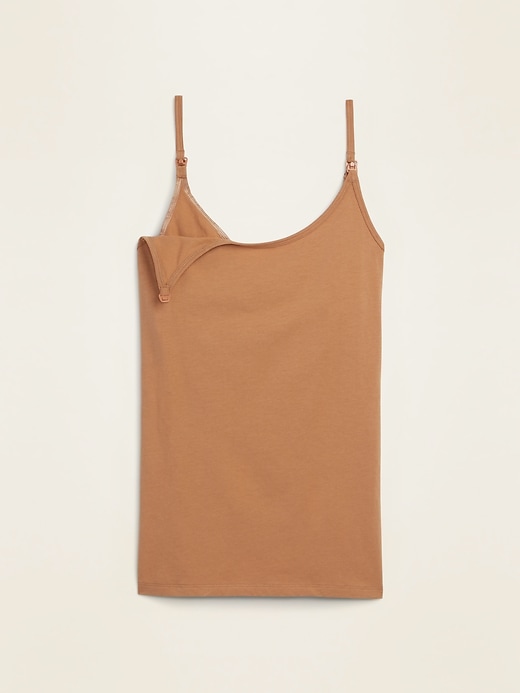 Image number 4 showing, Maternity First-Layer Nursing Cami Top