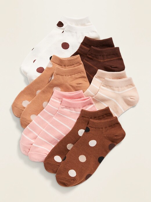 Voir une image plus grande du produit 1 de 1. Chaussettes tendance à la cheville pour fille (paquet de 6 paires)