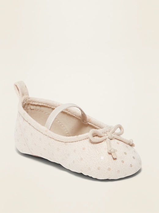 View large product image 1 of 4. Unisex Faux-Suede Flats for Baby
