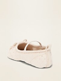 View large product image 3 of 4. Unisex Faux-Suede Flats for Baby