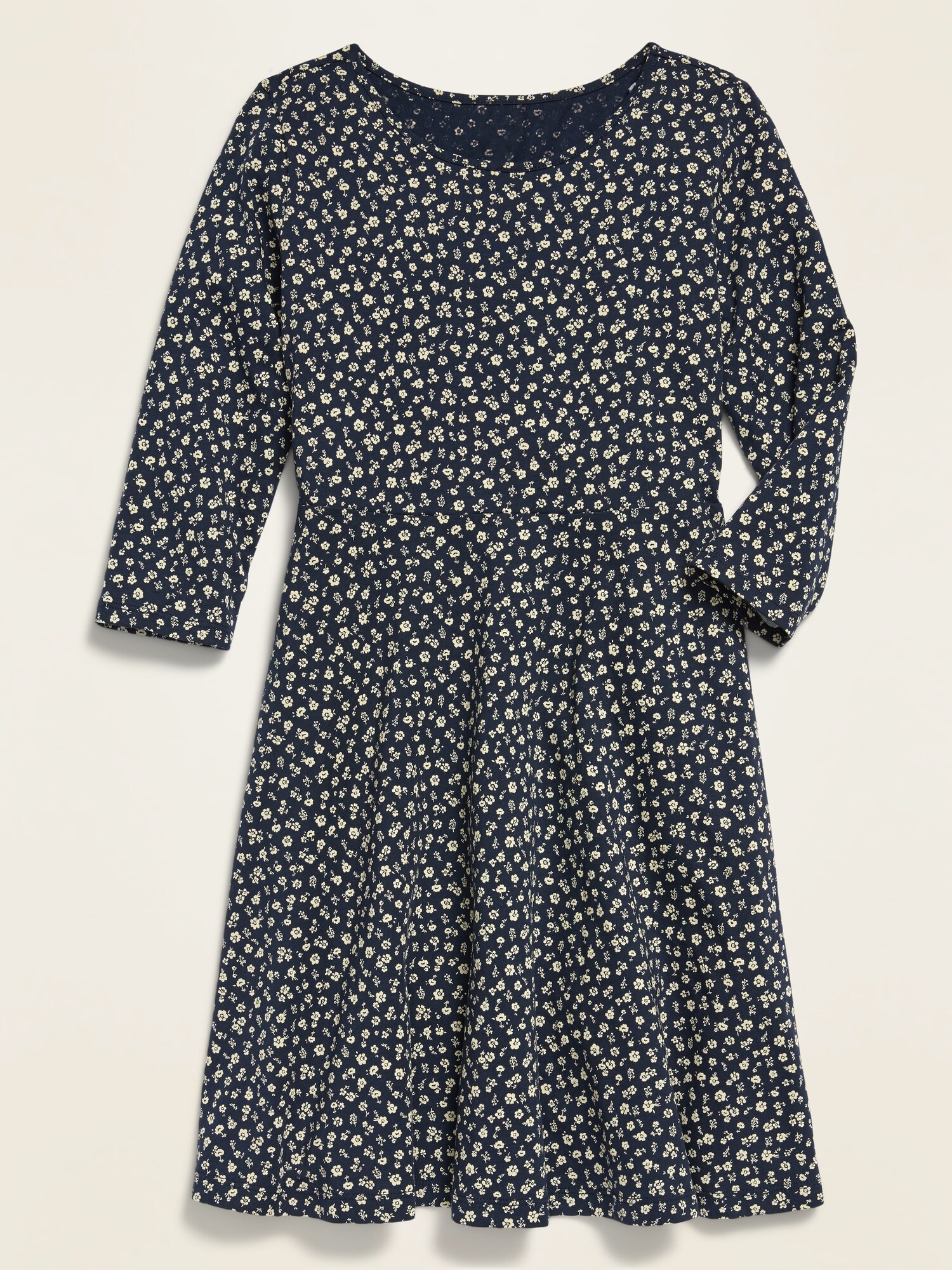 girls long sleeve jersey dress