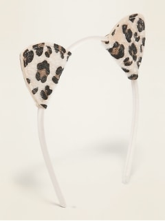 Glitter Cat's-Ear Headband for Girls