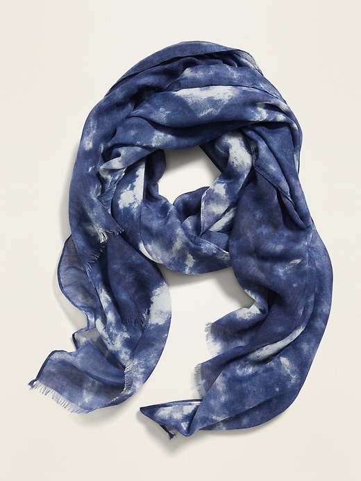 View large product image 2 of 2. Lightweight Gauze Scarf For Women