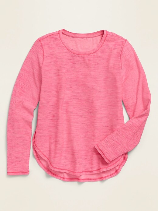 View large product image 1 of 1. Breathe ON Tulip-Hem Long-Sleeve Top for Girls