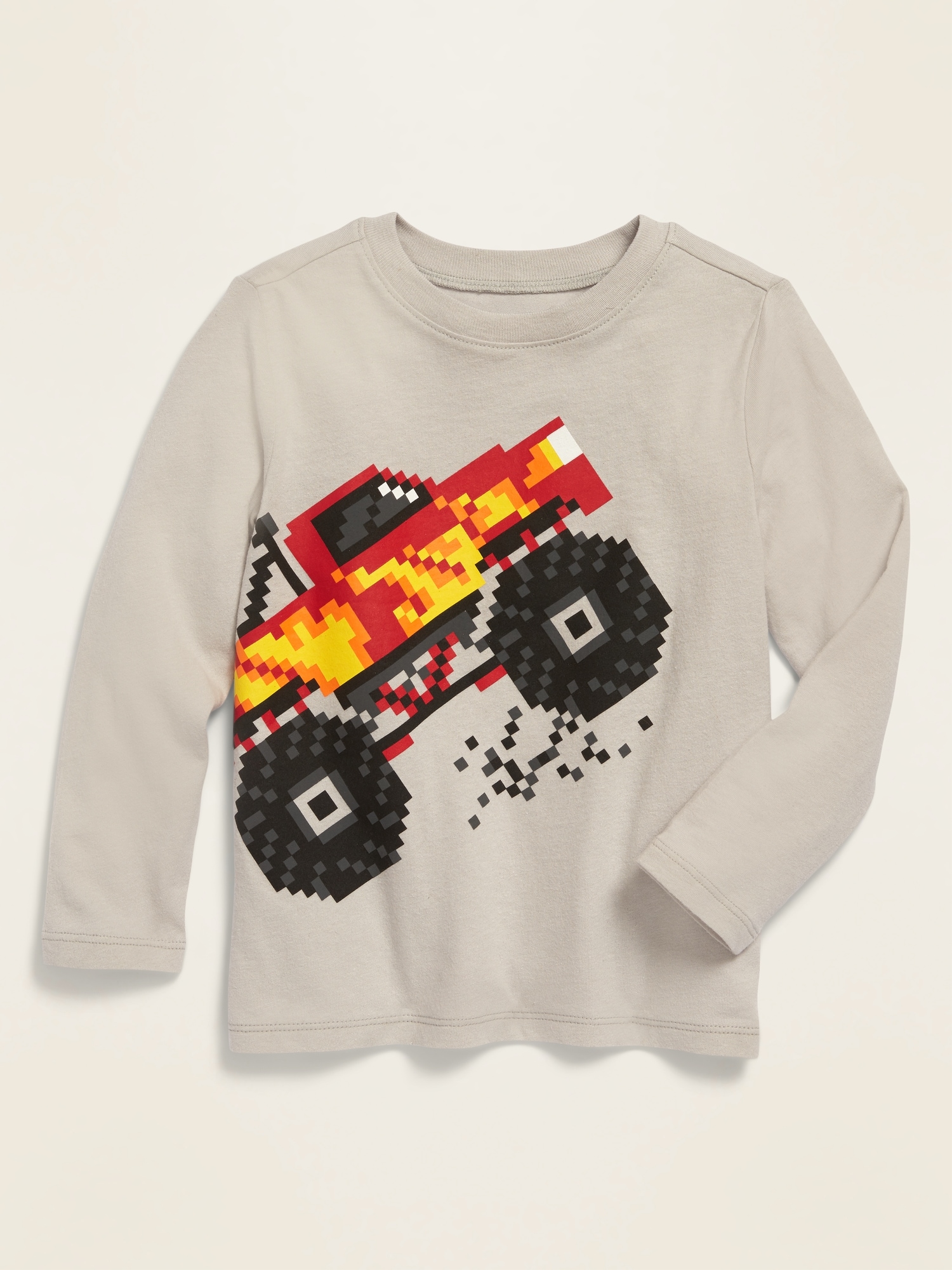 Unisex Long-Sleeve Graphic Tee for Toddlers