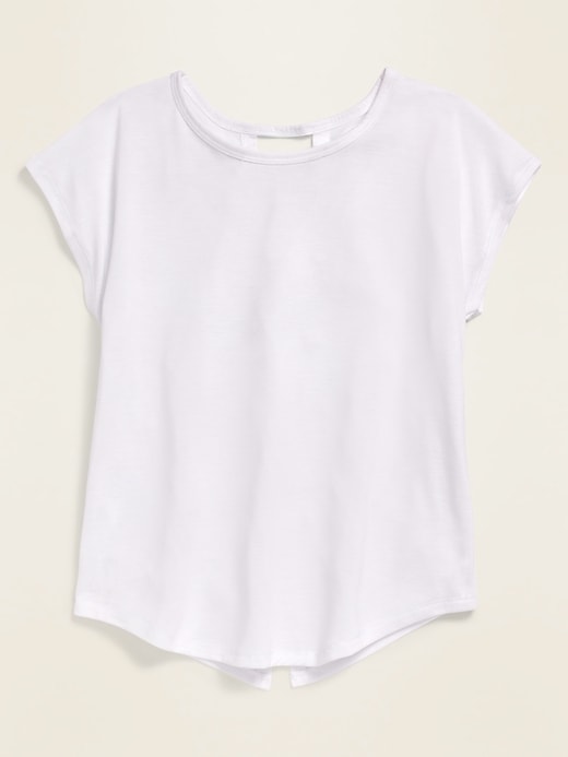 Voir une image plus grande du produit 1 de 1. T-shirt Go-Dry torsadé au dos pour fille
