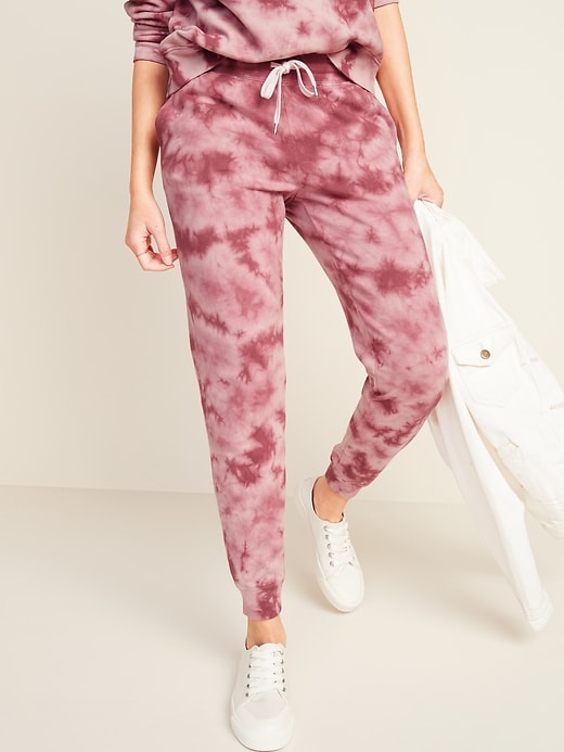 old navy mid rise tapered leg jogger