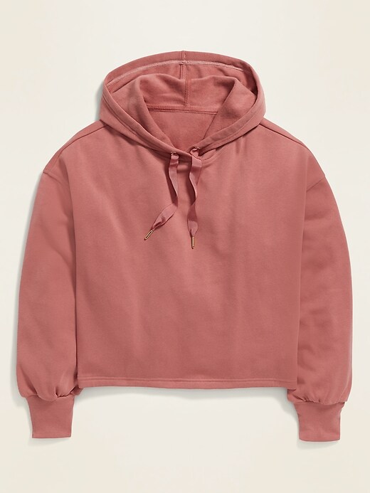 View large product image 2 of 2. Loose Cropped Hoodie