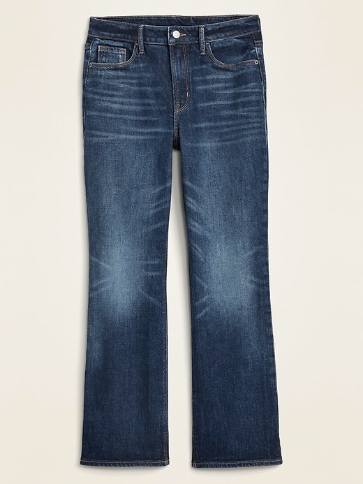 Image number 5 showing, High-Waisted Crop Flare Ankle Jeans for Women