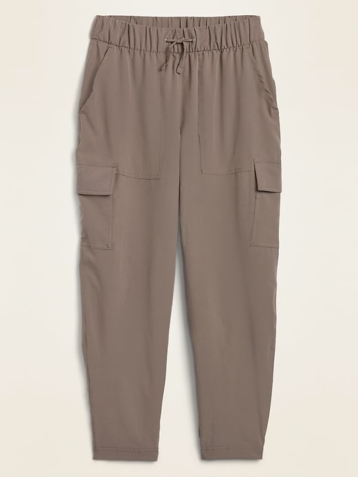 View large product image 2 of 2. High-Waisted StretchTech Cargo Ankle Pants