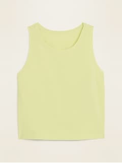 StretchTech Cropped Tank Top for Women