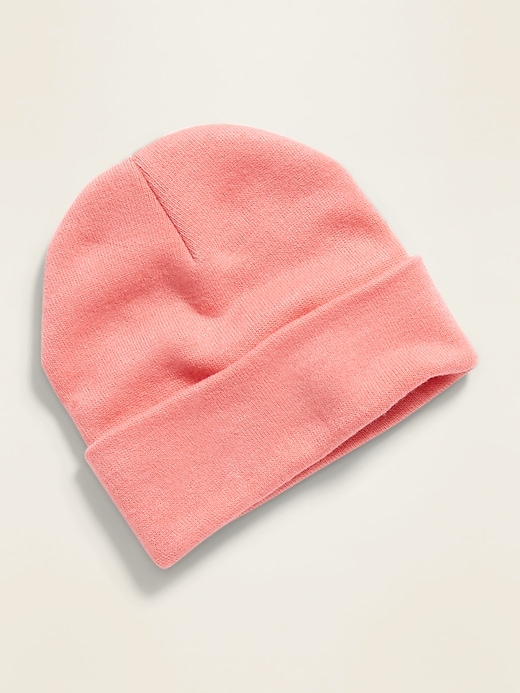 View large product image 1 of 2. Popsugar X Old Navy Gender-Neutral Solid Sweater-Knit Beanie