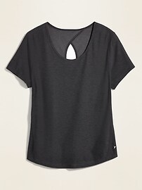 View large product image 3 of 3. Breathe ON Plus-Size Mesh-Back Performance Tee
