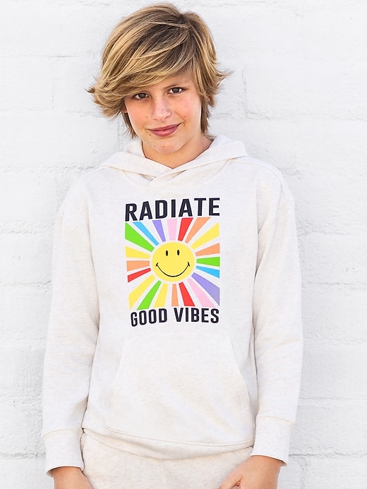 View large product image 2 of 2. POPSUGAR x Old Navy Gender-Neutral Oversized Pullover Hoodie