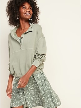 Free people summer on sale night half zip