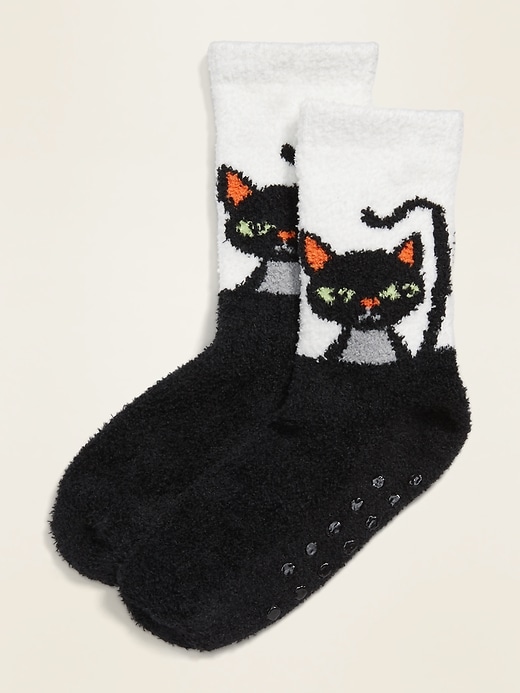 View large product image 1 of 1. Unisex Halloween Cozy Socks for Toddler & Baby