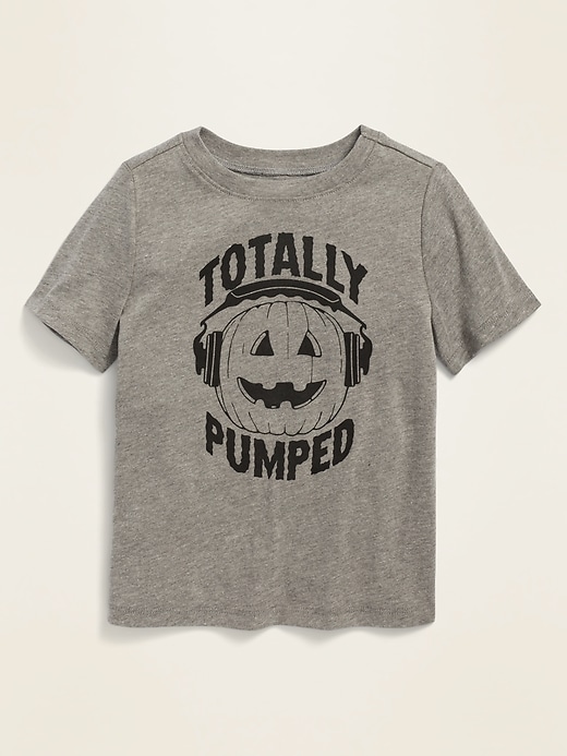View large product image 1 of 1. Unisex Halloween Graphic Short-Sleeve Tee for Toddler