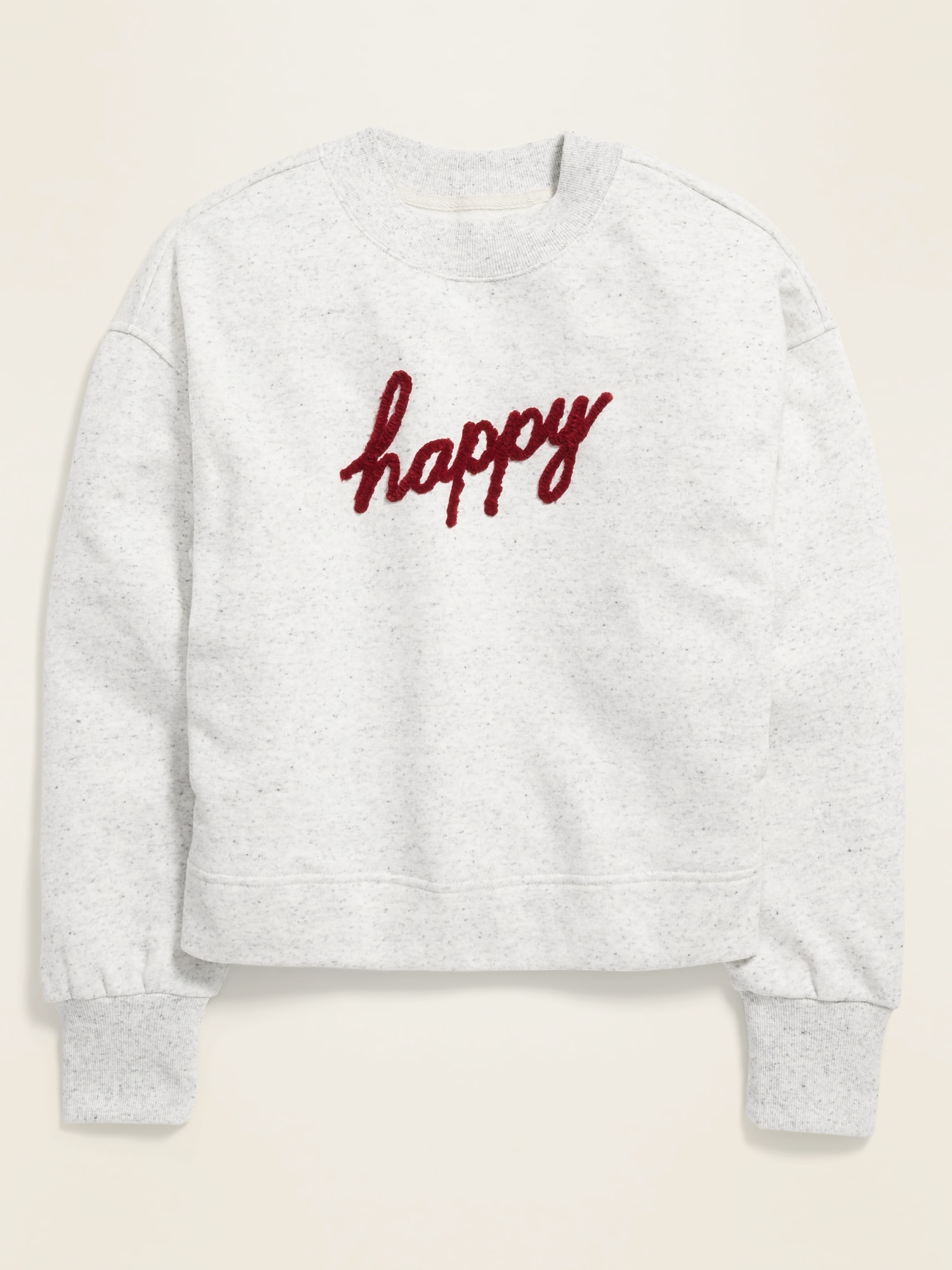 トップス Old English Logo Crew Sweat Vintage Canada Logo-Graphic Sweatshirt | Old Navy