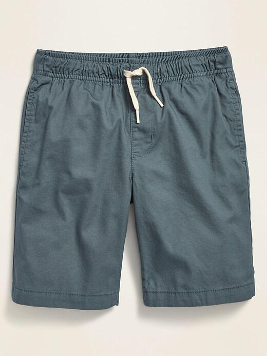 View large product image 1 of 1. Twill Pull-On Jogger Shorts For Boys