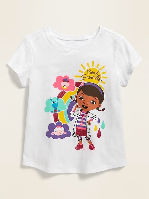 Voir une image plus grande du produit 1 de 1. T-shirt à imprimé « Best Friends » Docteur La Peluche de Disney© pour toute-petite fille