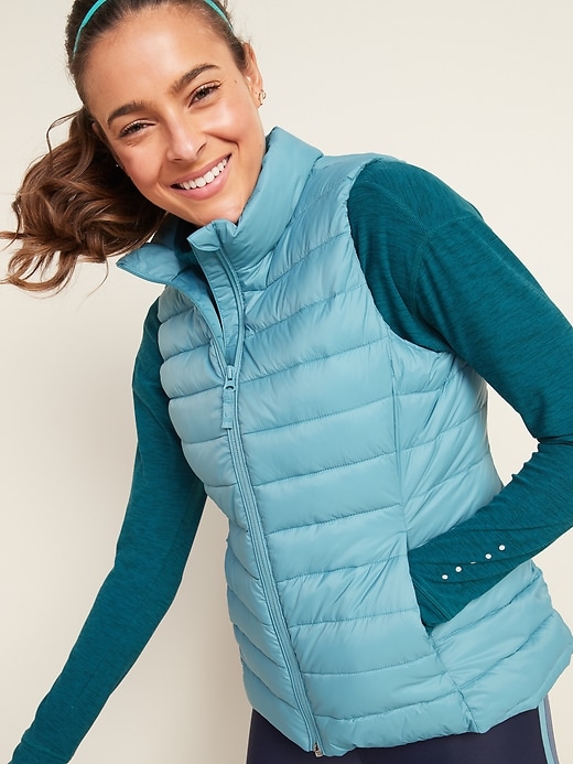 View large product image 1 of 2. Packable Narrow Channel Puffer Vest