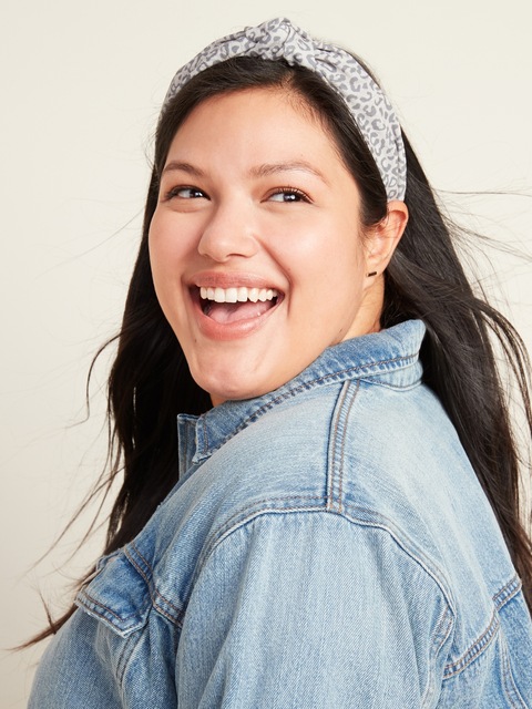 Fabric-Covered Headband For Women