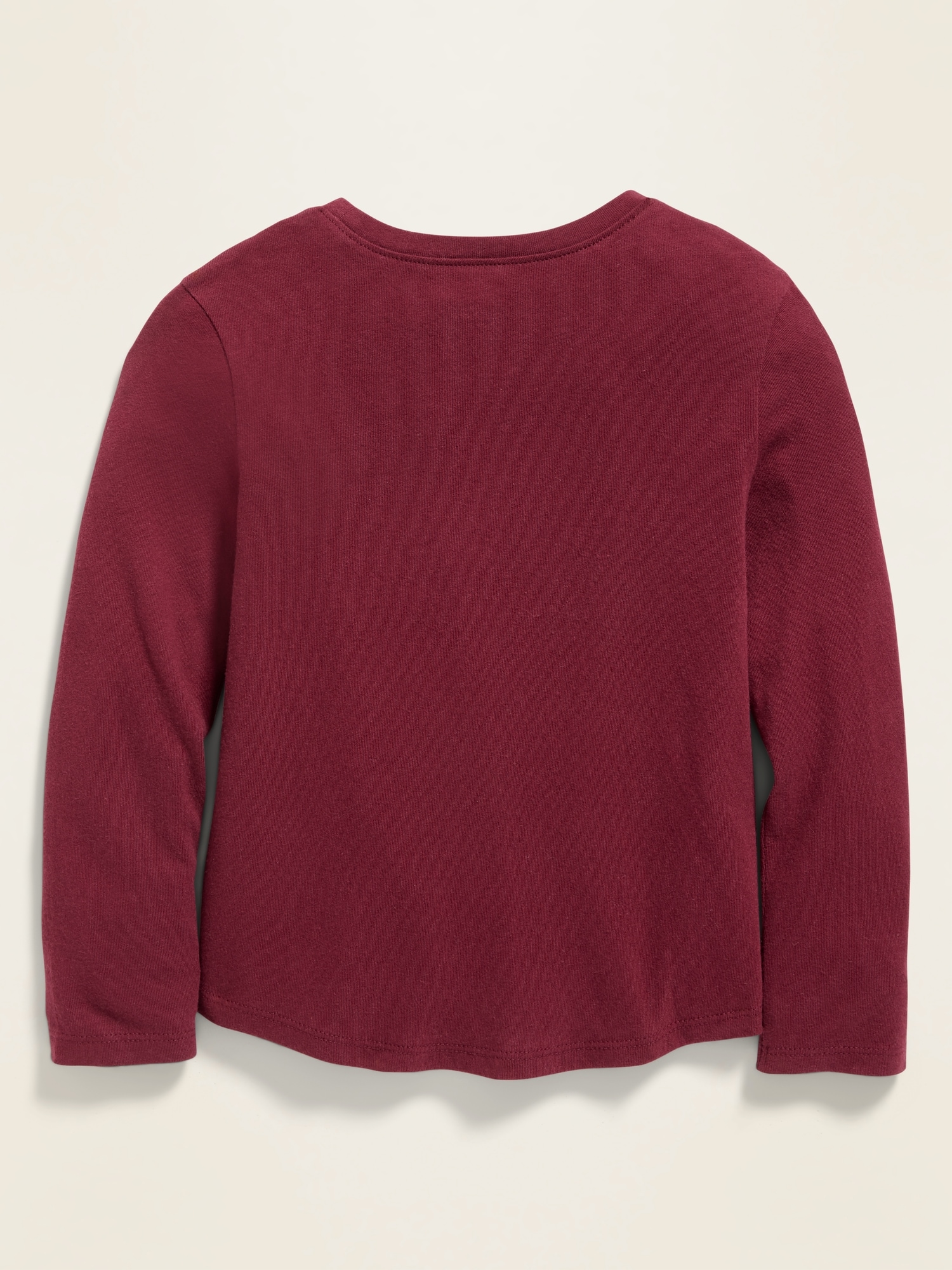 old navy red long sleeve shirt