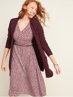 purple cardigan old navy