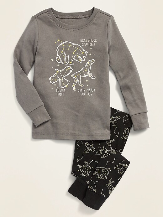 Voir une image plus grande du produit 1 de 1. Pyjama à imprimé de constellation pour tout-petit et bébé