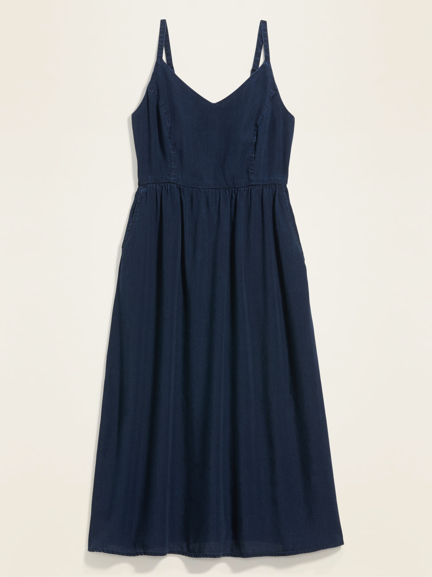 Dark hot sale chambray dress