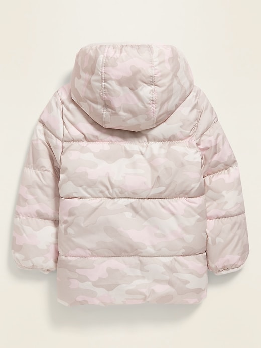 View large product image 2 of 2. Unisex Camo-Print Frost-Free Puffer Jacket for Toddler