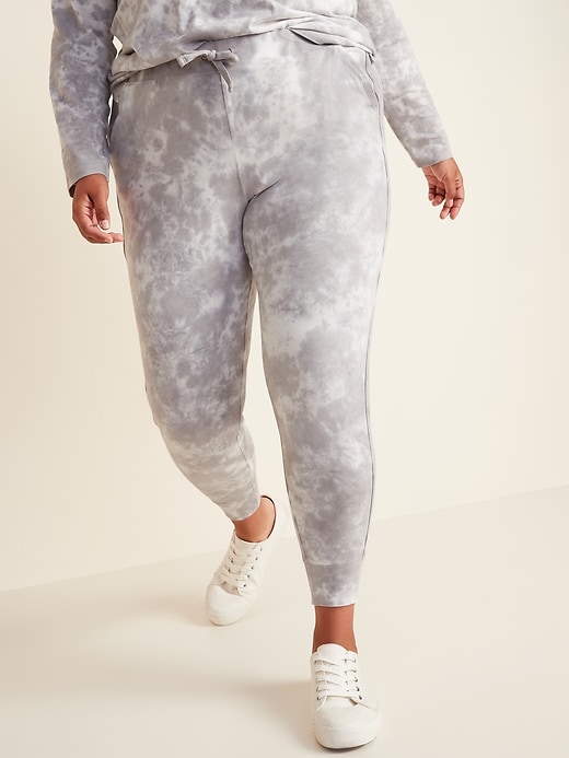 View large product image 1 of 3. Mid-Rise Lightweight Specially Dyed Jersey Plus-Size Jogger Pants