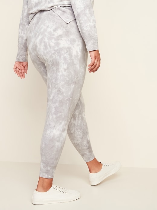 View large product image 2 of 3. Mid-Rise Lightweight Specially Dyed Jersey Plus-Size Jogger Pants