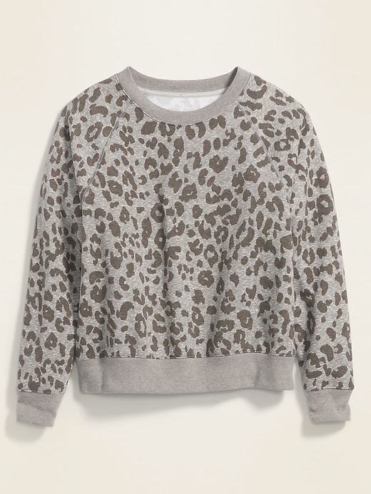 Old navy cheetah sweatshirt sale