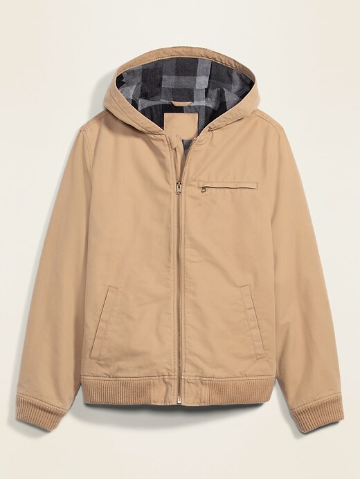 flannel lined utility jacket